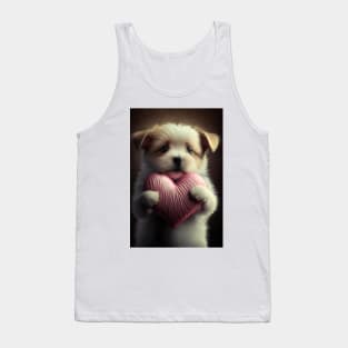 Valentine Puppy 2 Tank Top